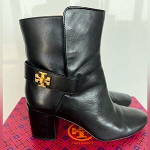 Tory Burch Black Leather Boots